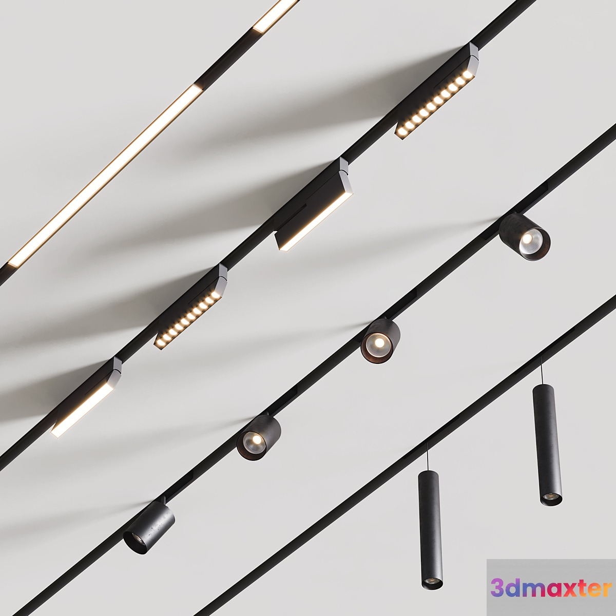 Built-in magnetic lamps UNIVERSE - No.2