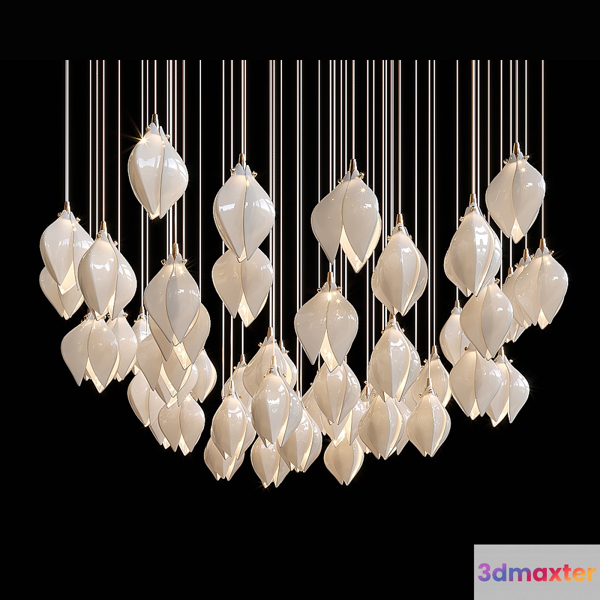 Haberdashery Luxury Bloom 3D Max