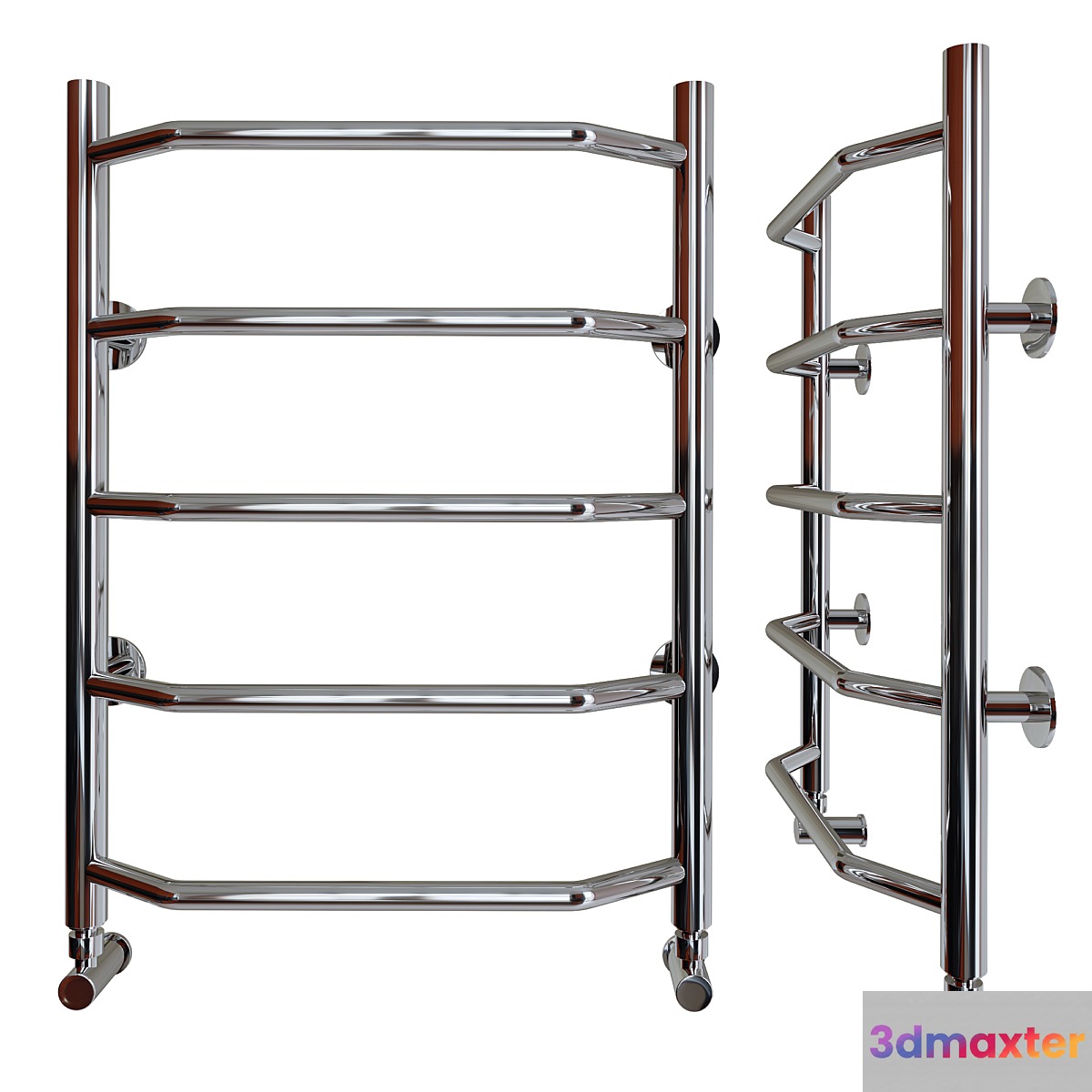 Heated towel rail Victoria 3D Max