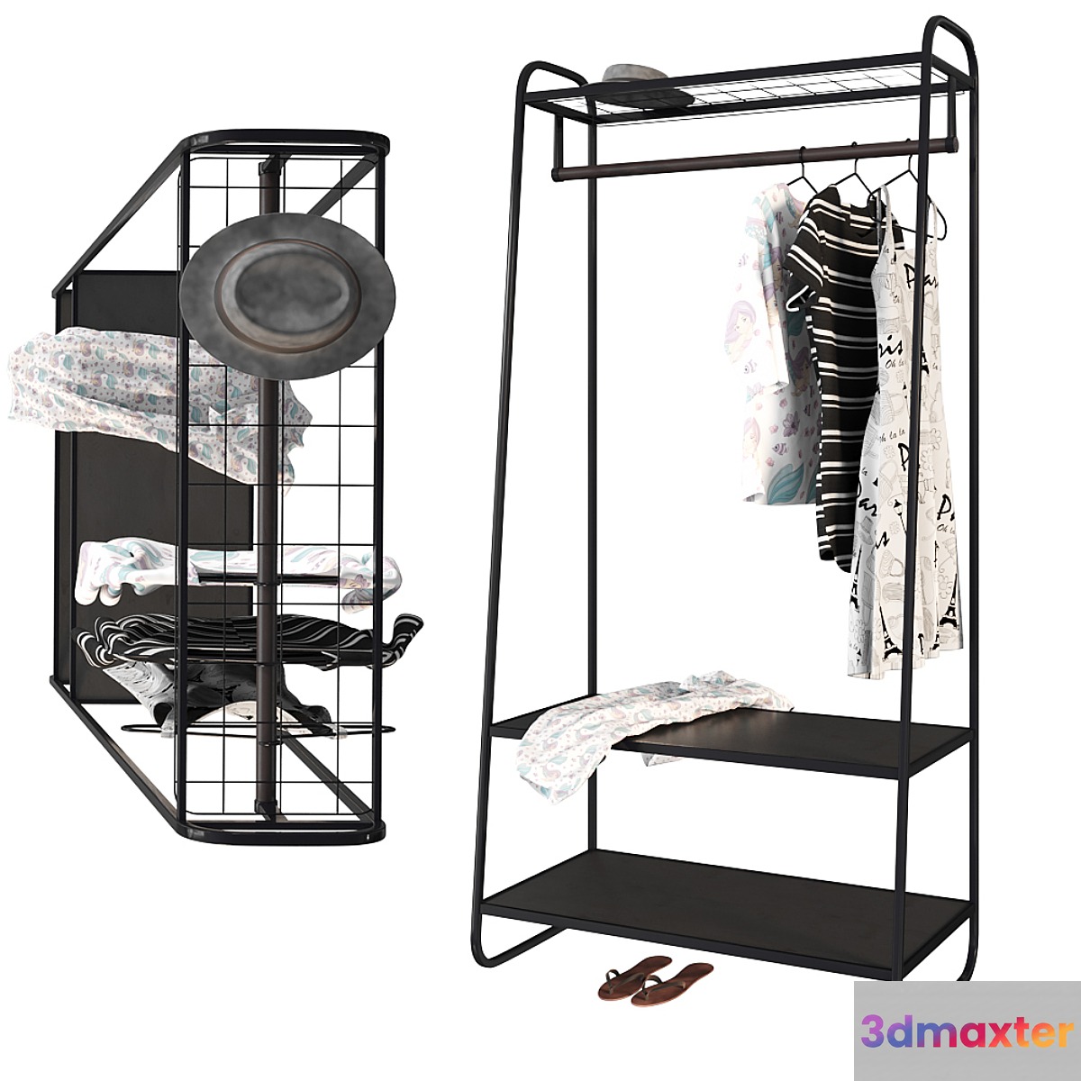 Clothes hanger Cameron 3D Max