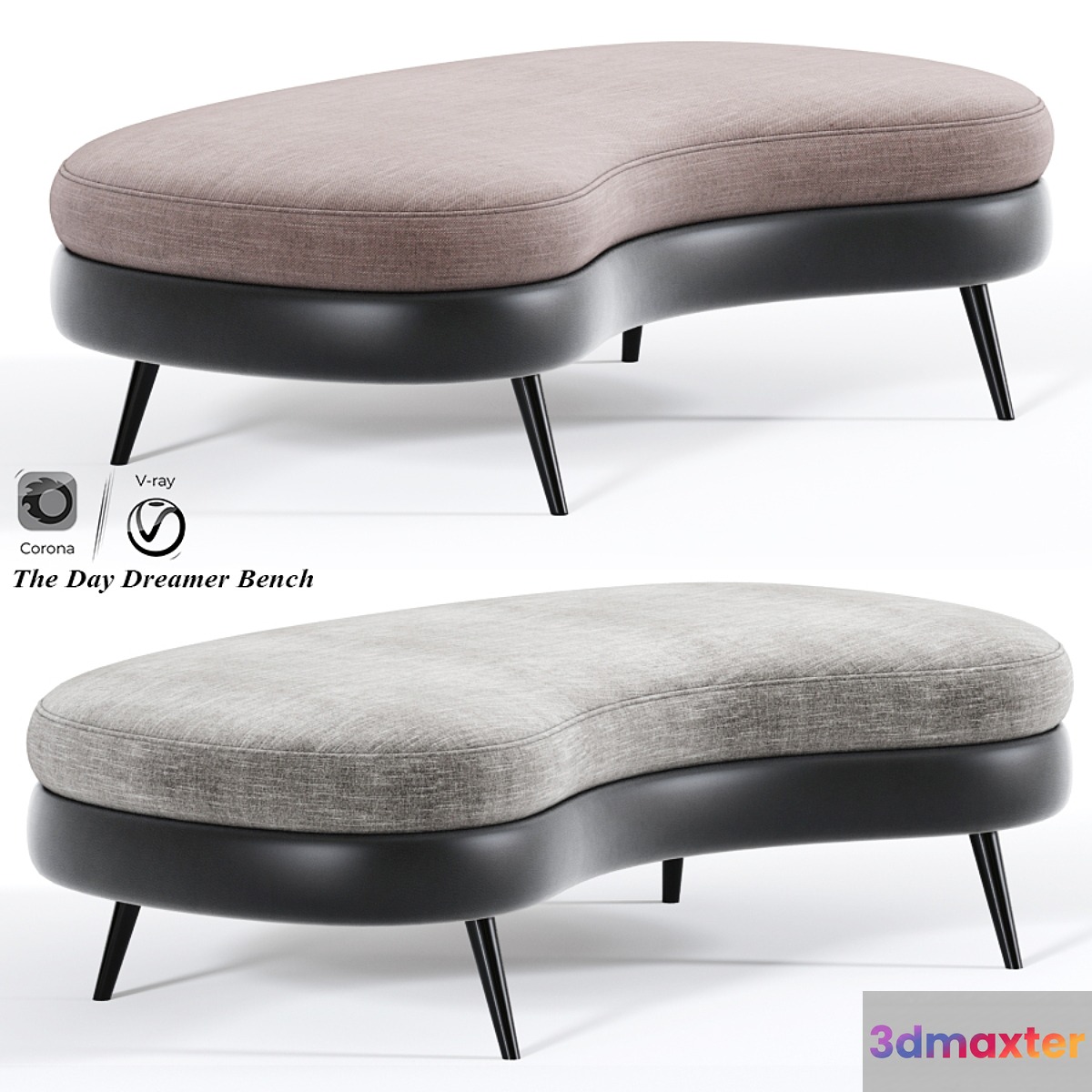 The Day Dreamer Bench 3D Max