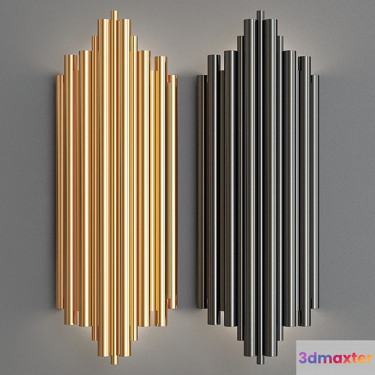 Tronen wall 3D Max