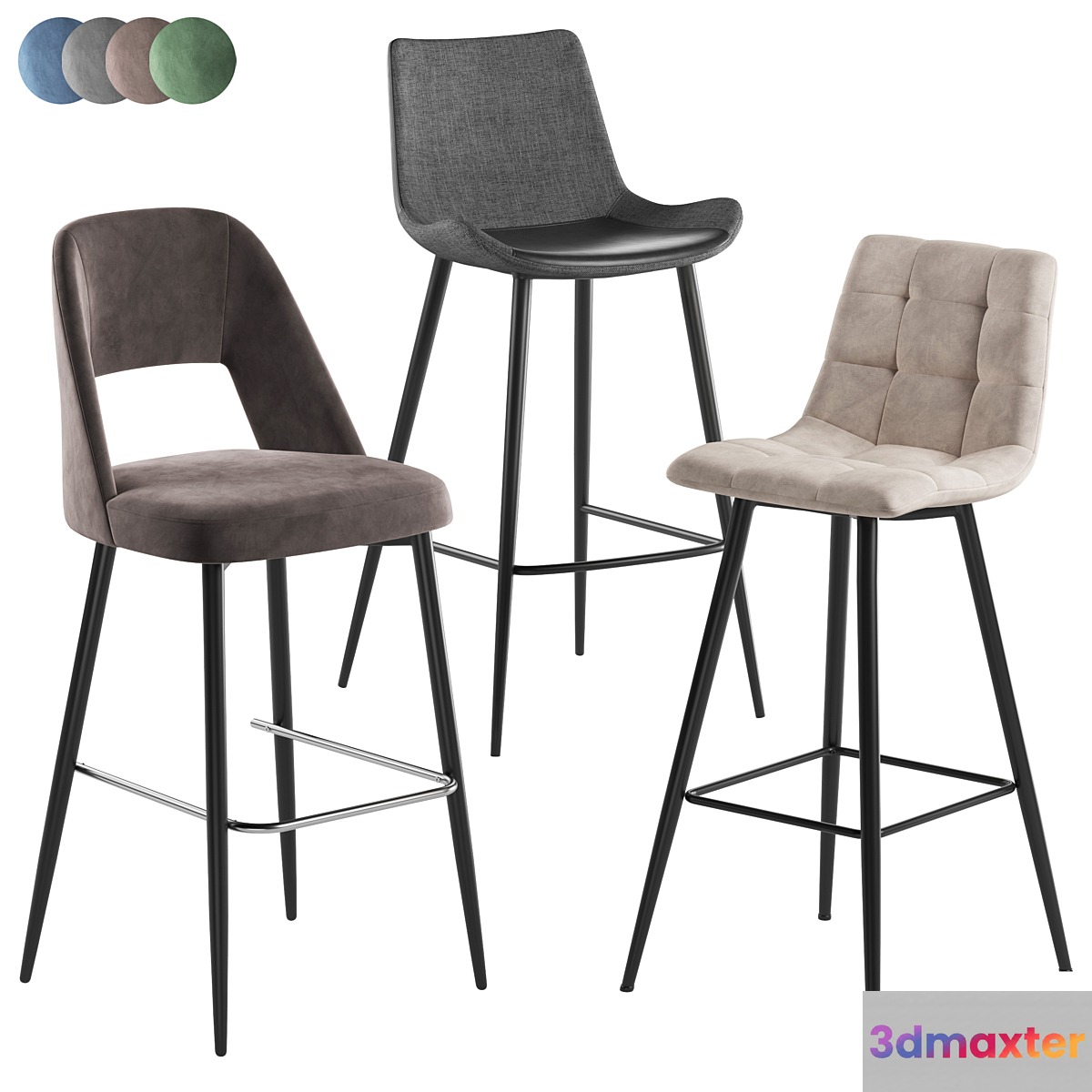 Bar stool Lido Spice Biarritz - No.3