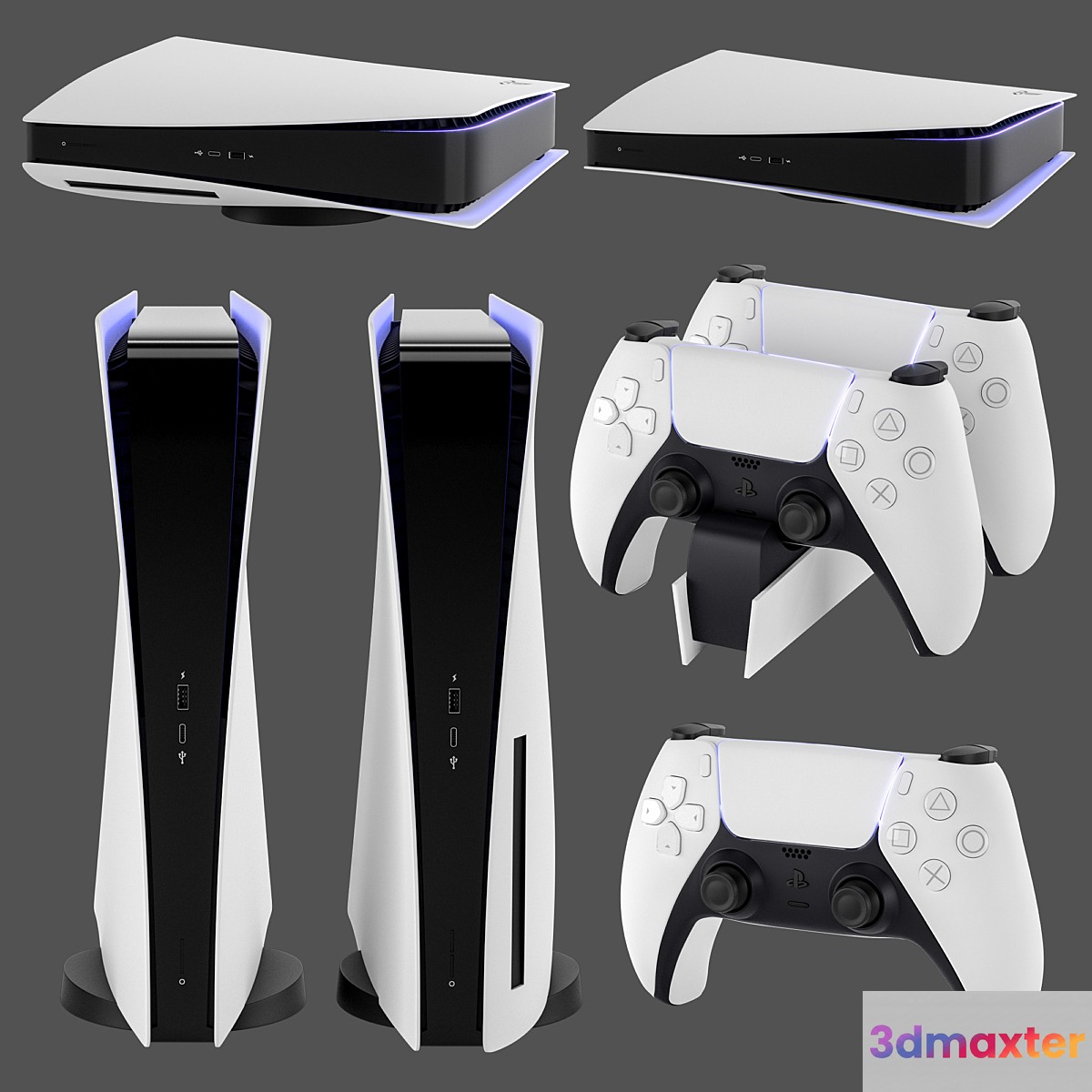 Game console PS5 Sony PlayStation 5 - No.2 3D Max