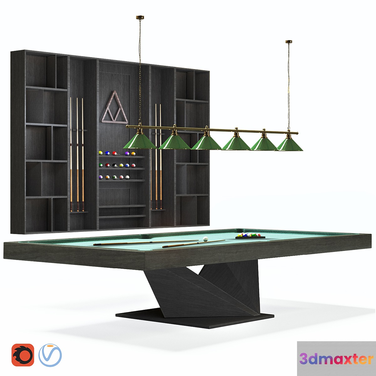 Billiard room set