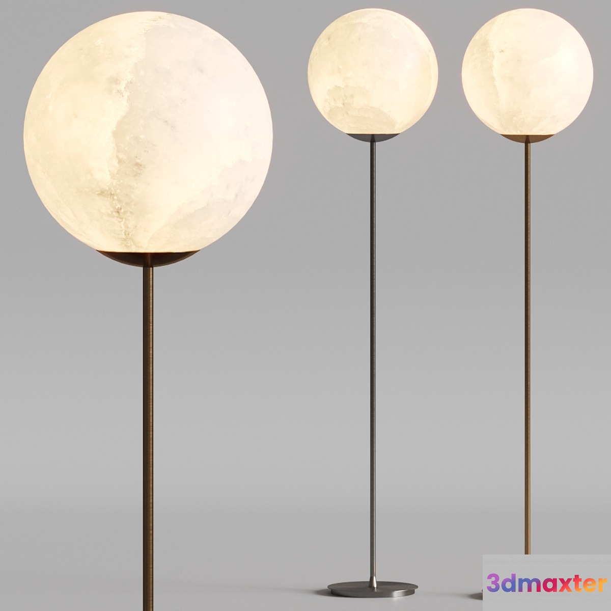 Slide Mineral Floor Lamps 3D Max