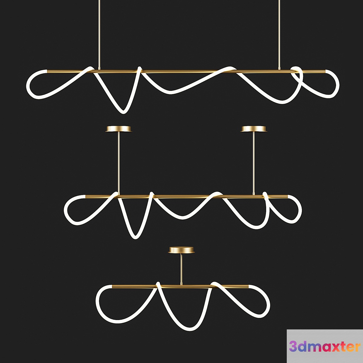 Pendant lamp Lampatron GLORIFY L 3D Max