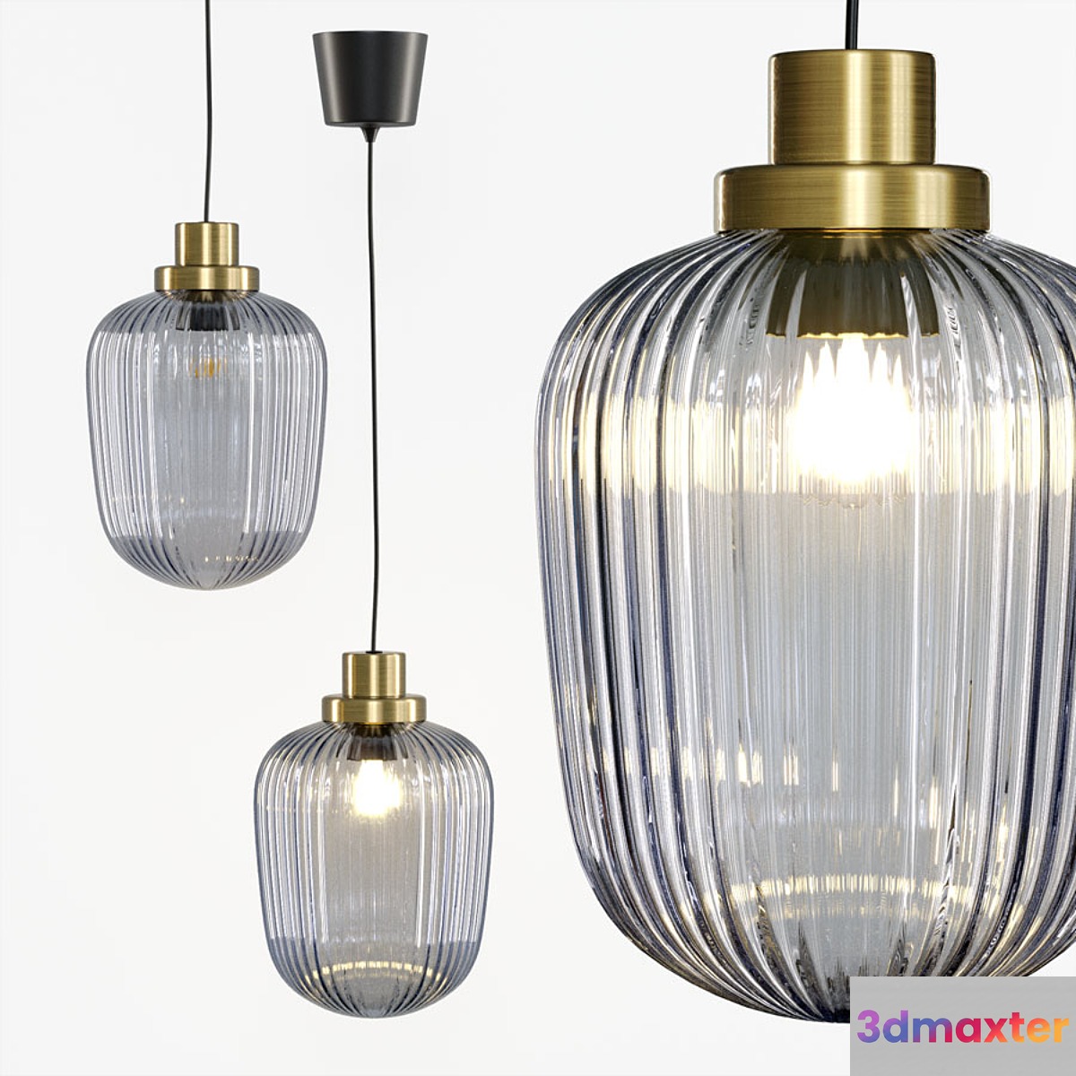 Pendant lamp SOLKLINT from IKEA 3D Max