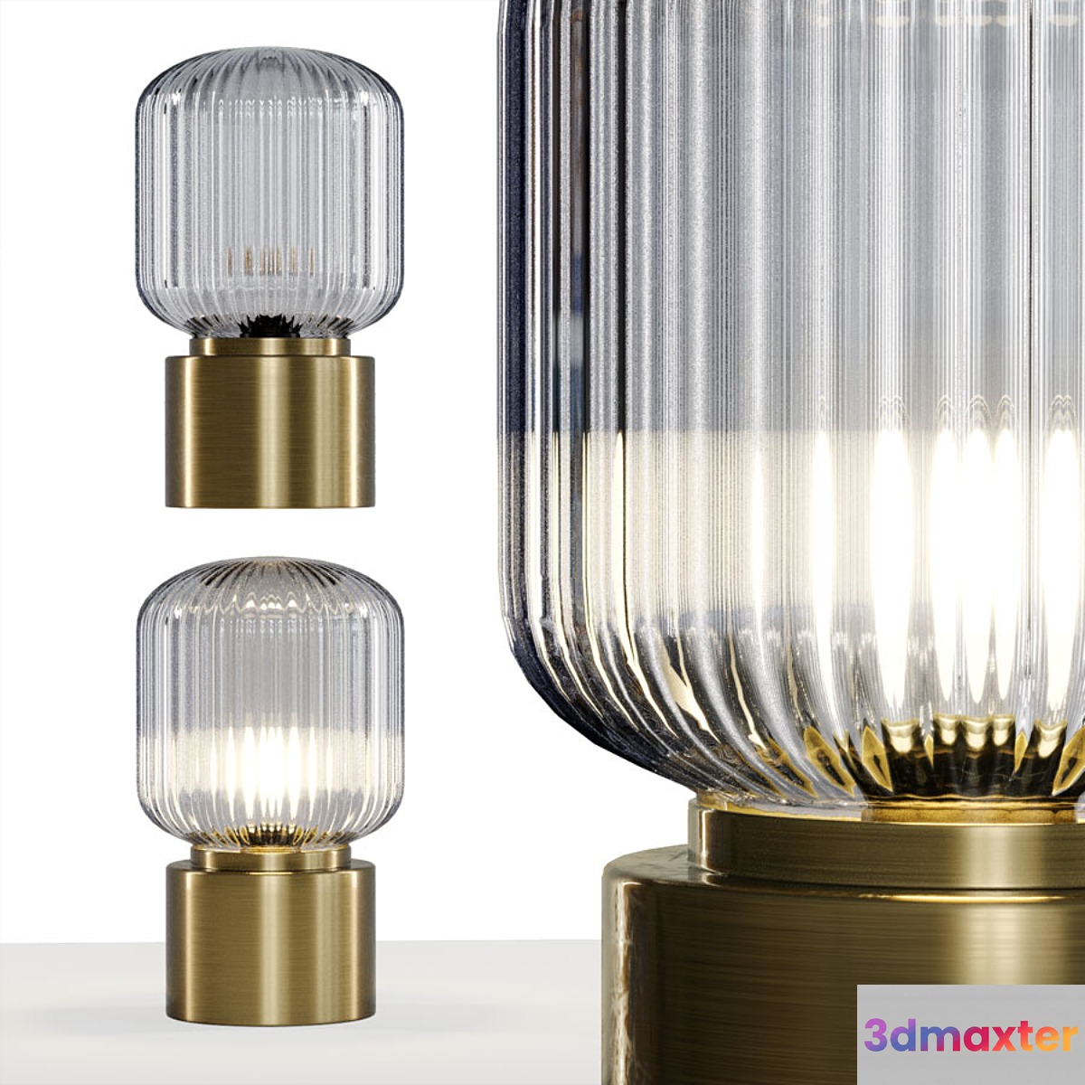 Table lamp SOLKLINT from IKEA 3D Max
