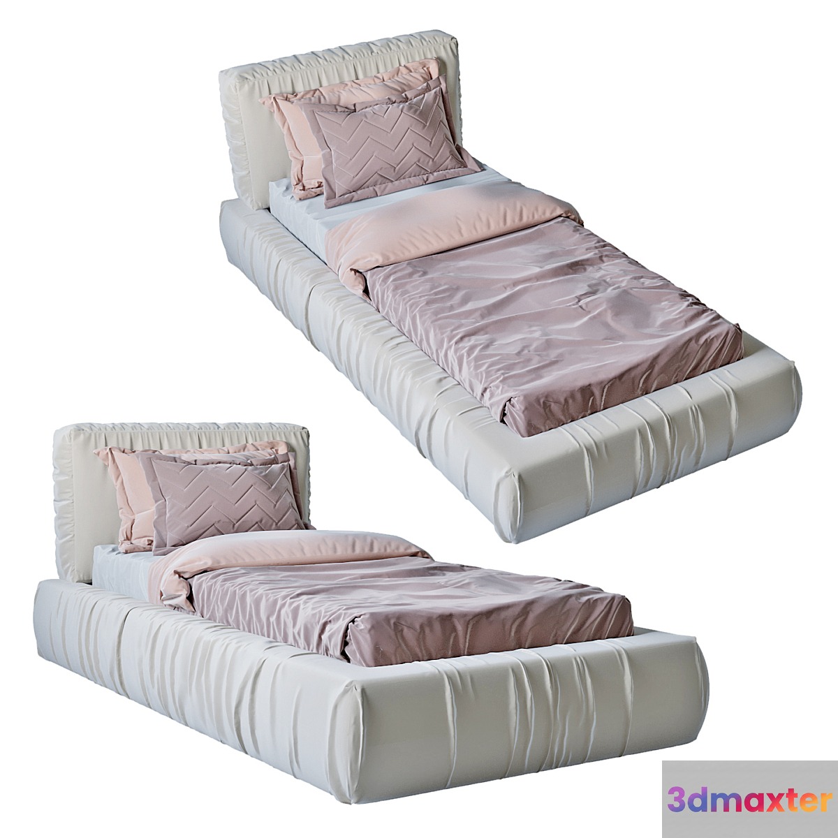 Candy_kids bed 3D Max