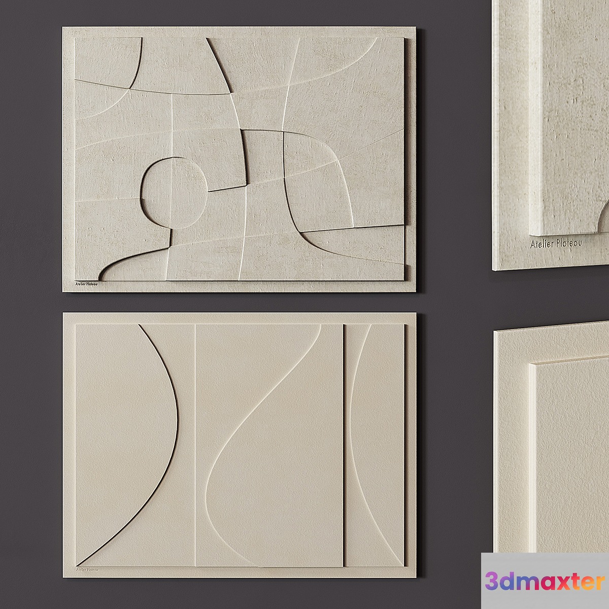 Atelier Plateau. Relief 1 3D Max