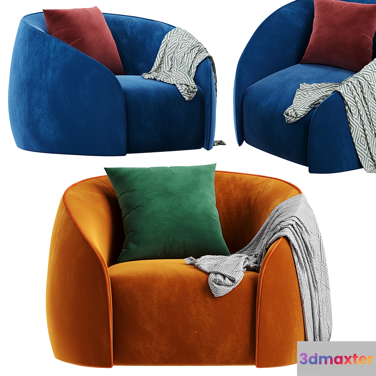 Myhome collection Baloo armchair 3D Max