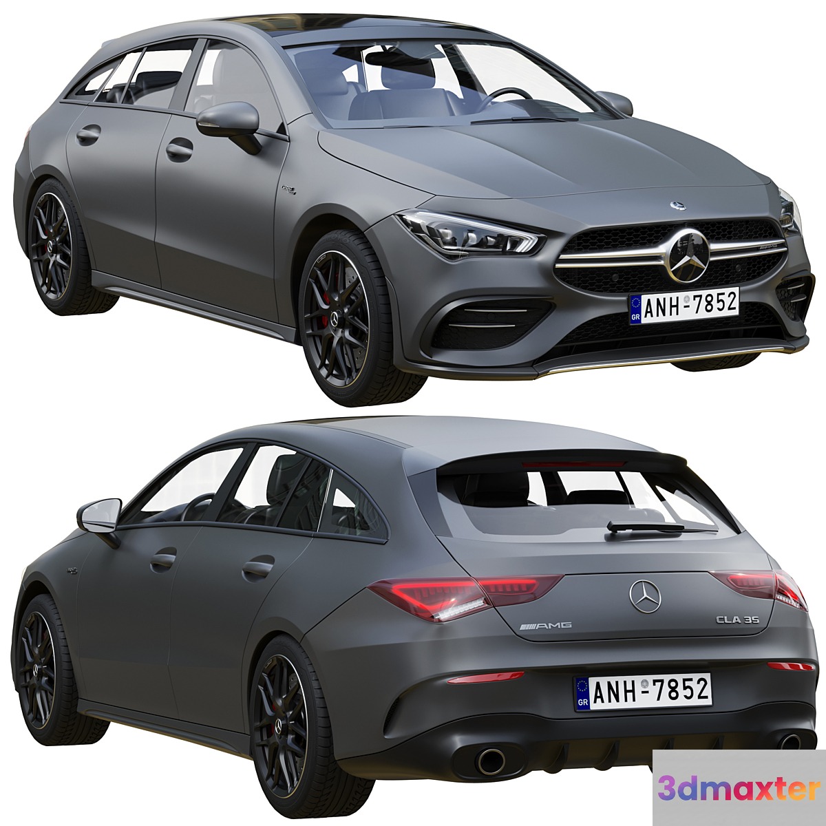 Mercedes-Benz AMG CLA 35 Shooting Brake 3D Max
