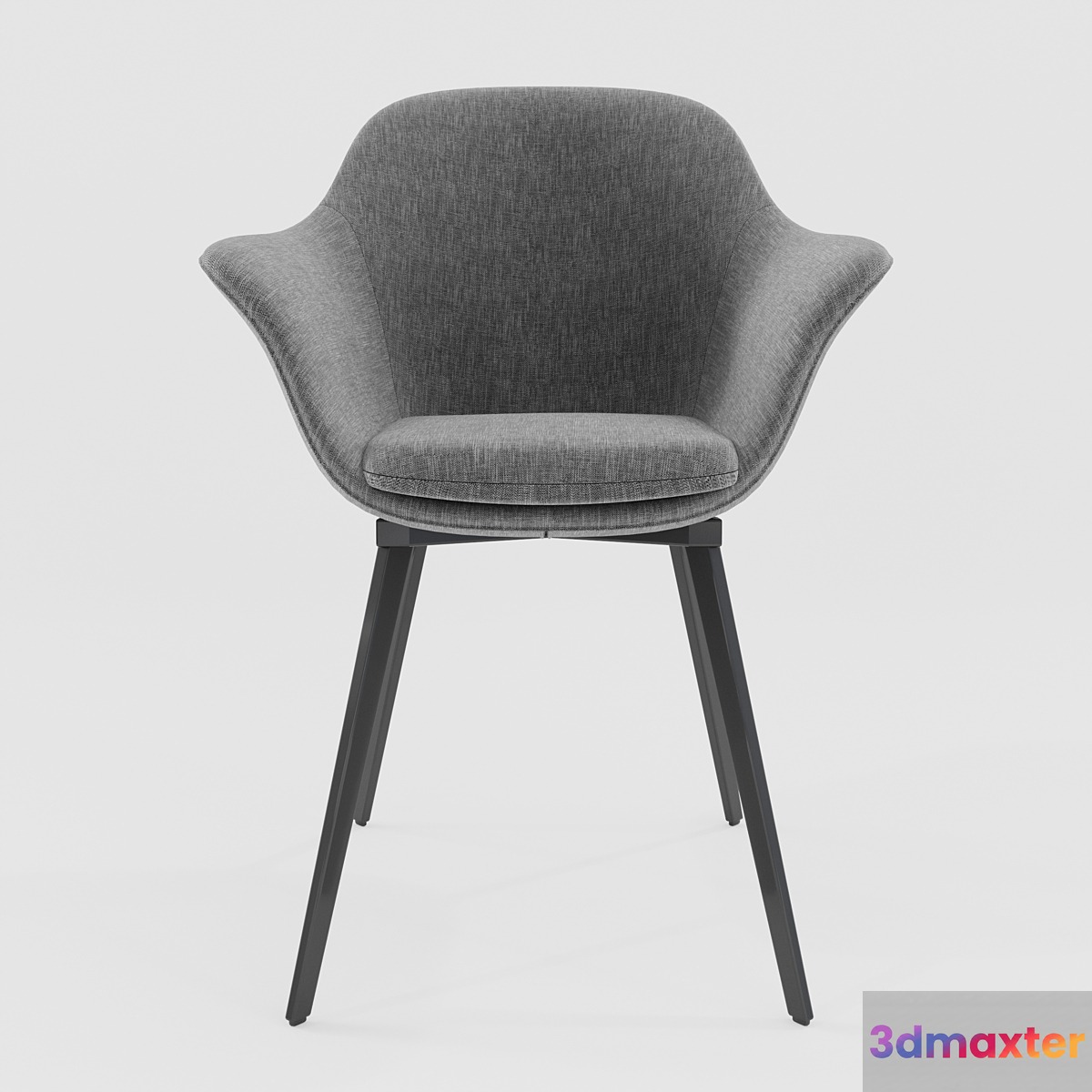 Gray dining chair Quilda LA REDOUTE gray