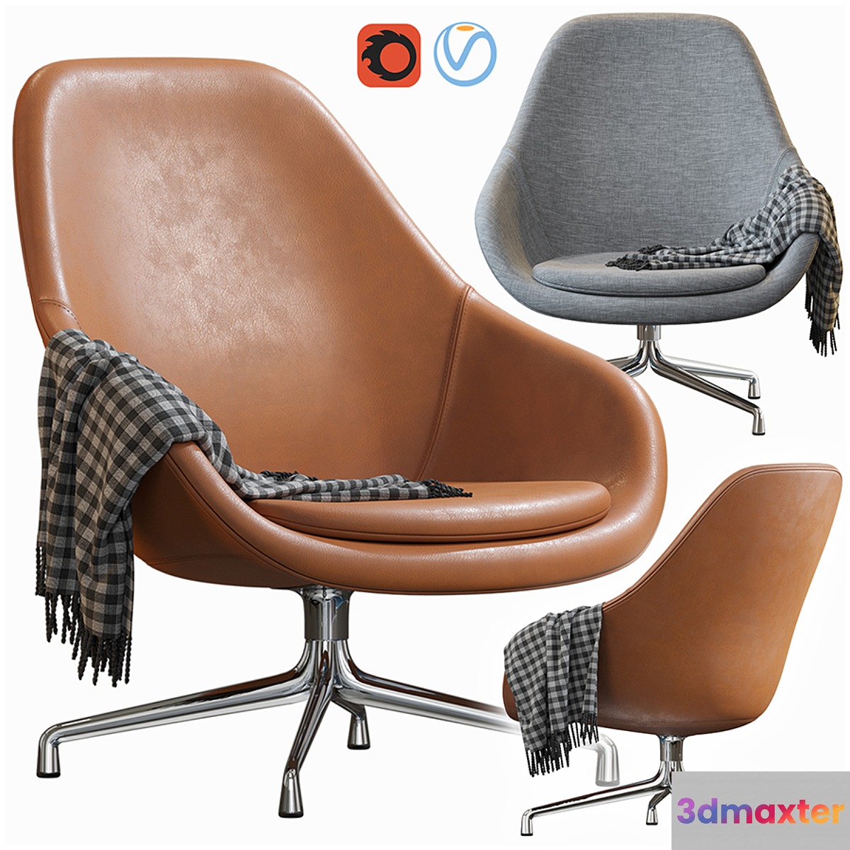HAY LOUNGE ARMCHAIR - No.6