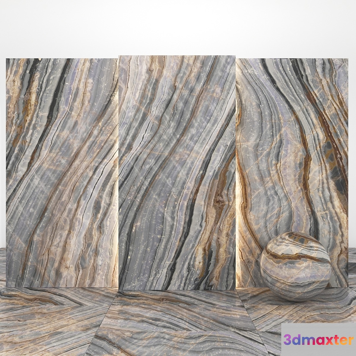 Luxury golden marble