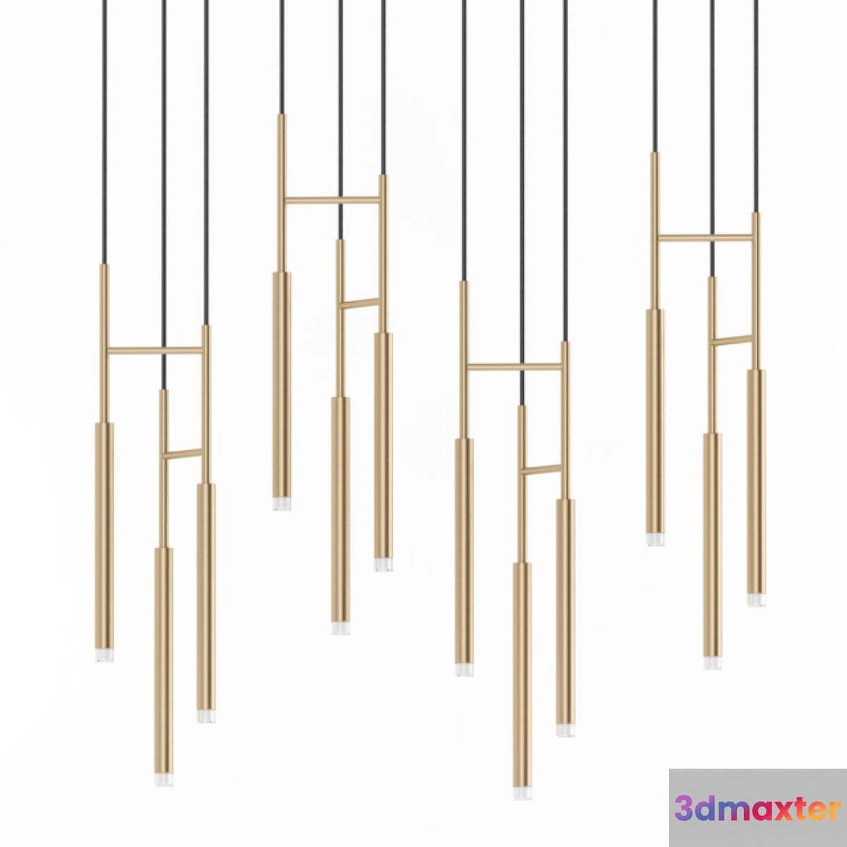 Candle Triplex 3D Max