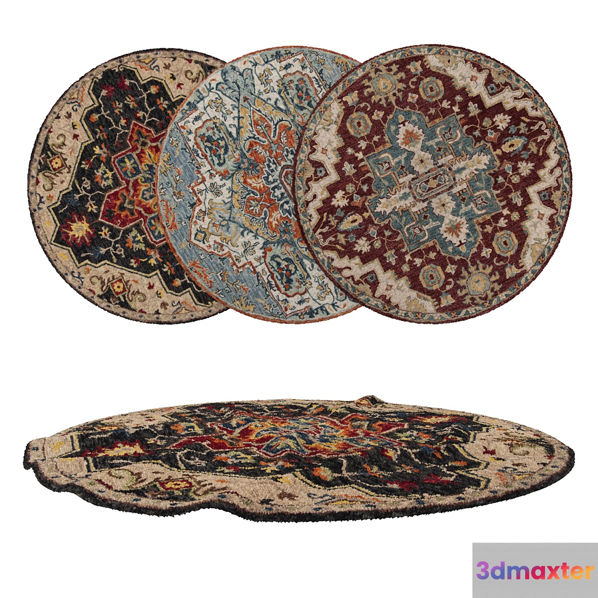 Round Carpets Set 20 - No.2