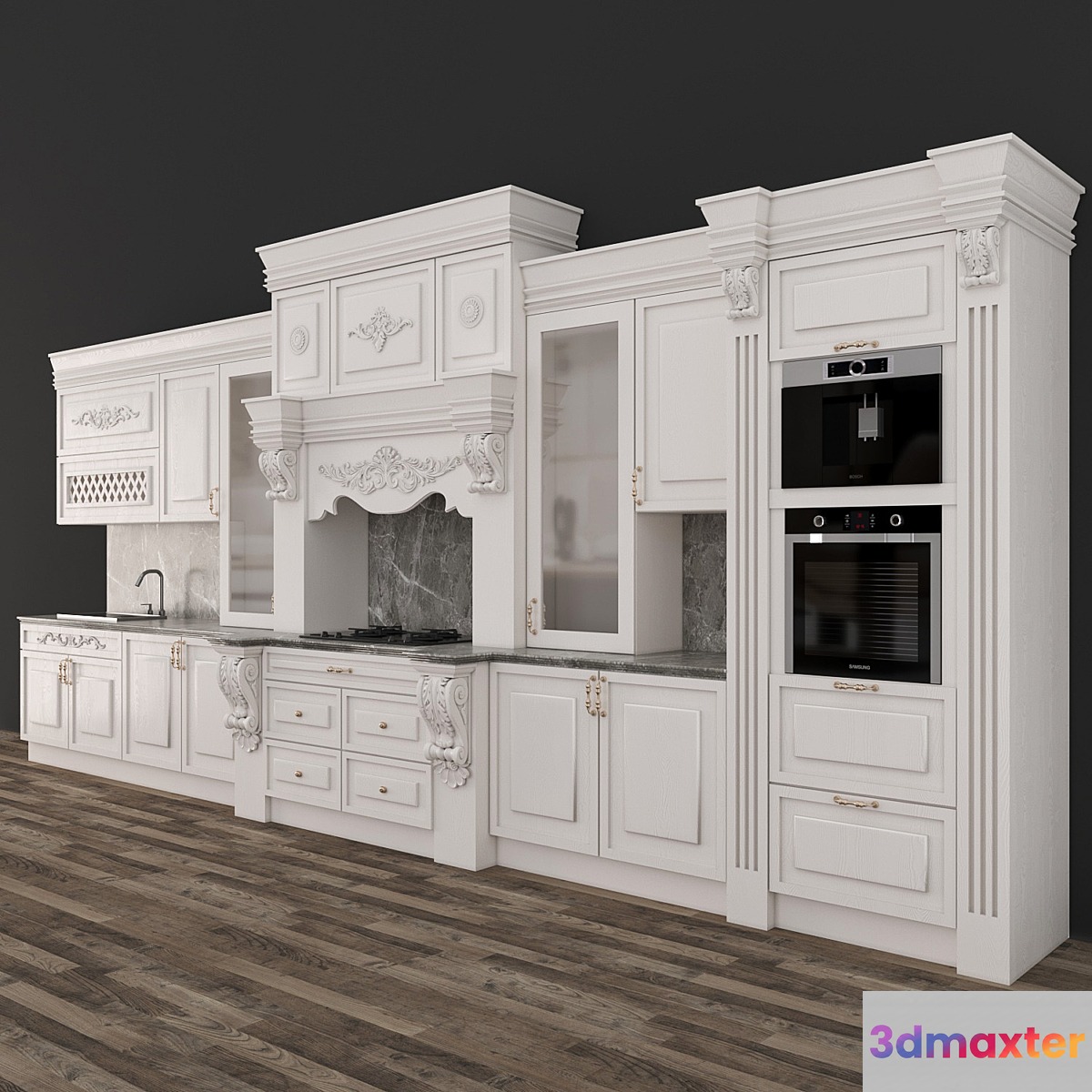 kitchen-set-02 3D Max