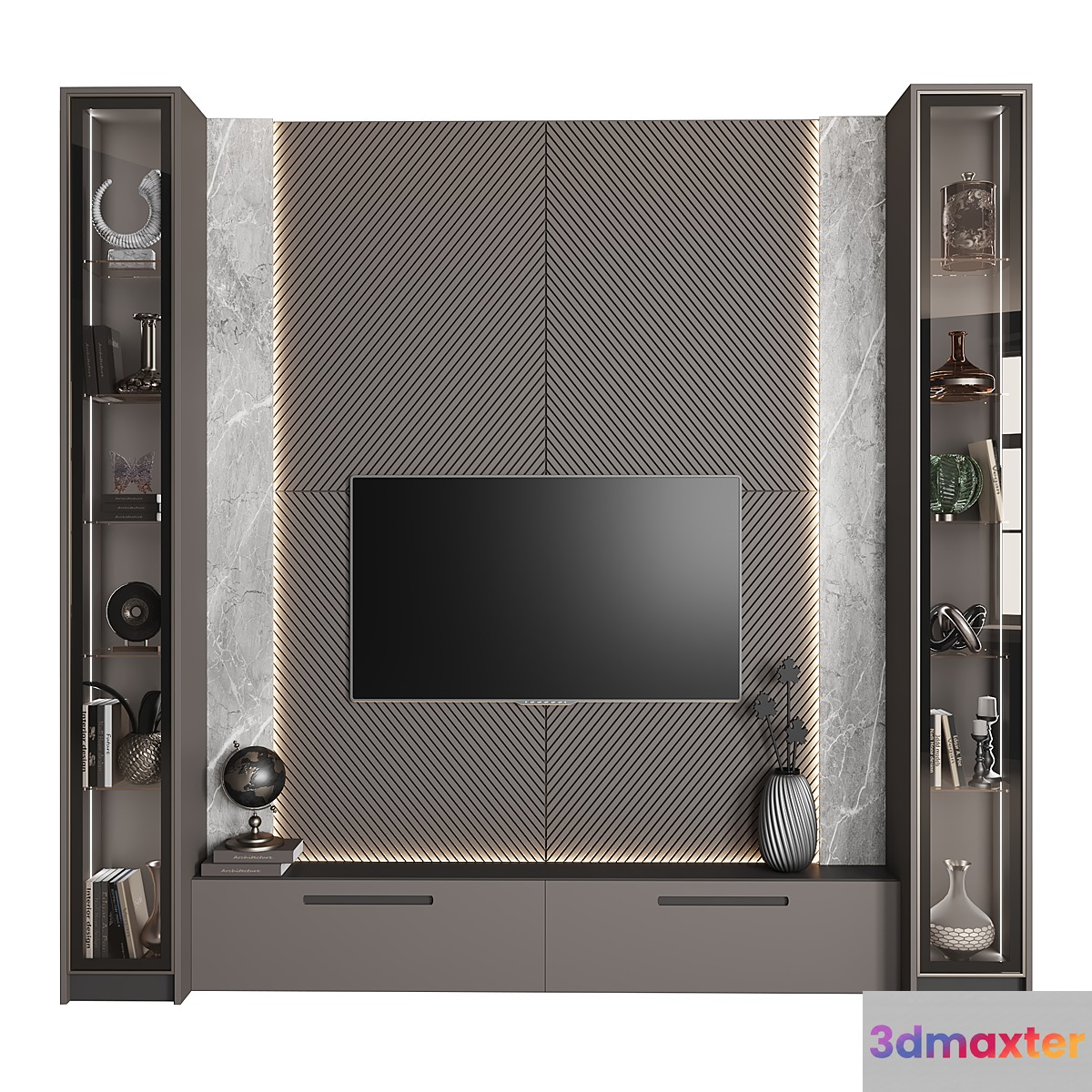 TV Consol mini 3D Max