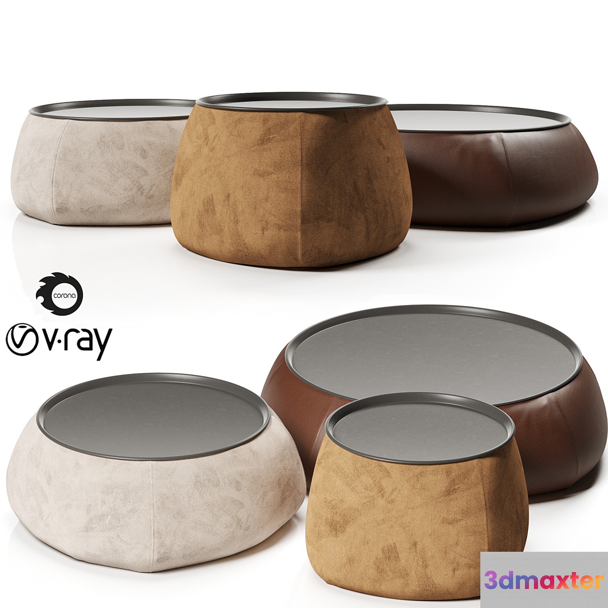 B&B Italia Lady Fat table set 2 - No.4