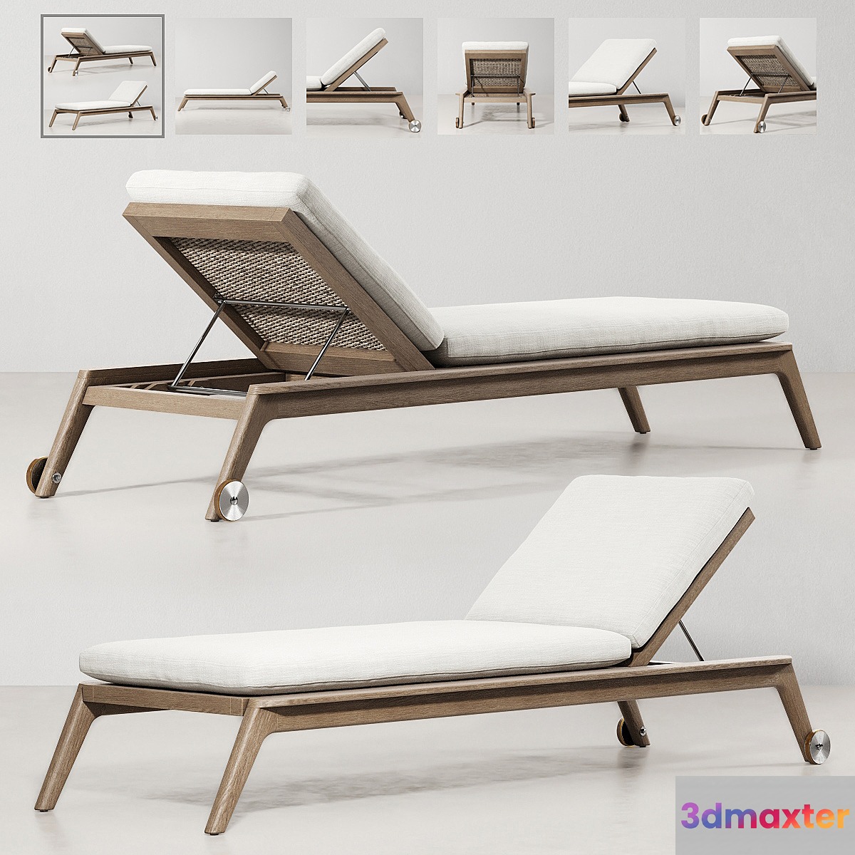 MALTA TEAK CHAISE - No.4