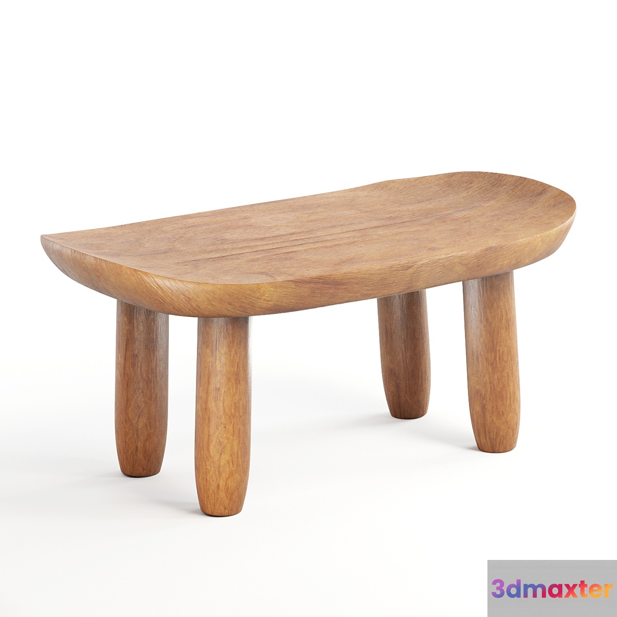 Zara Home Bowed Low Stool - No.3