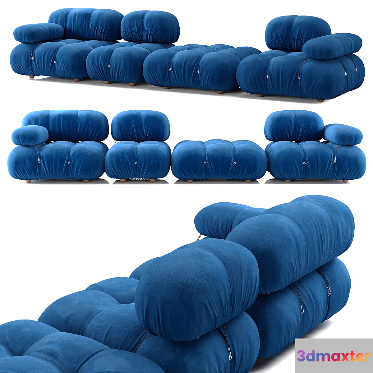 B&B Italia Camaleonda Sofa Composition 3 3D Max