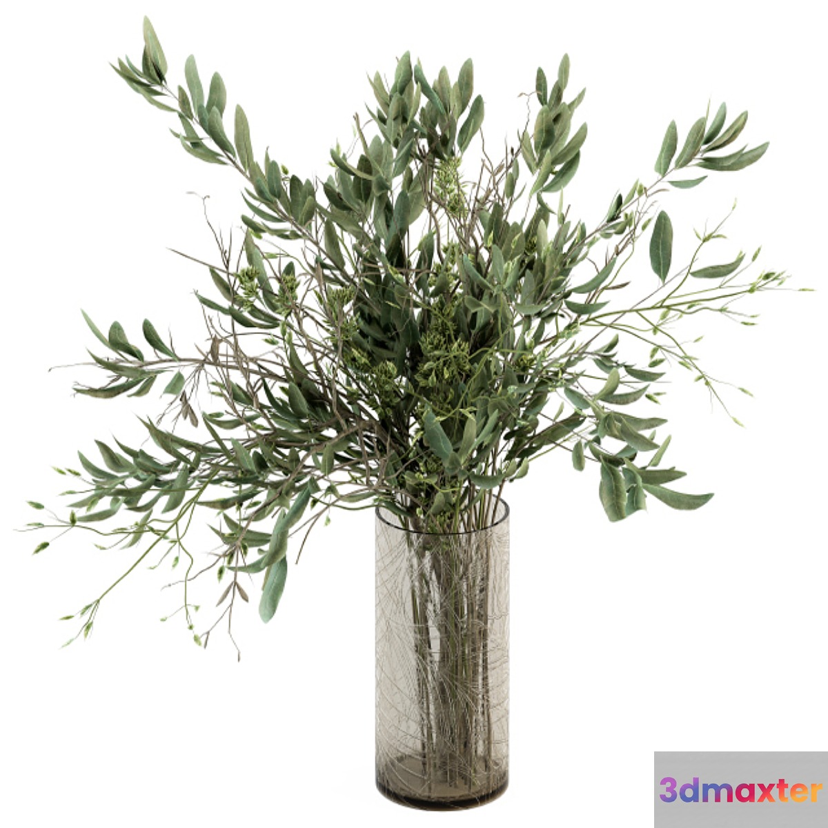 Bouquet - Branch in vase 22 3D Max
