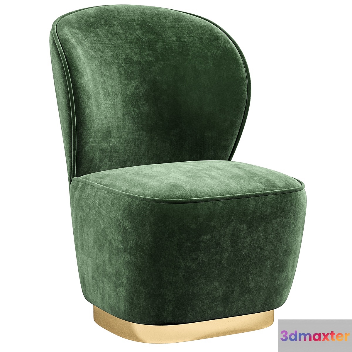 Milan armchair 3D Max