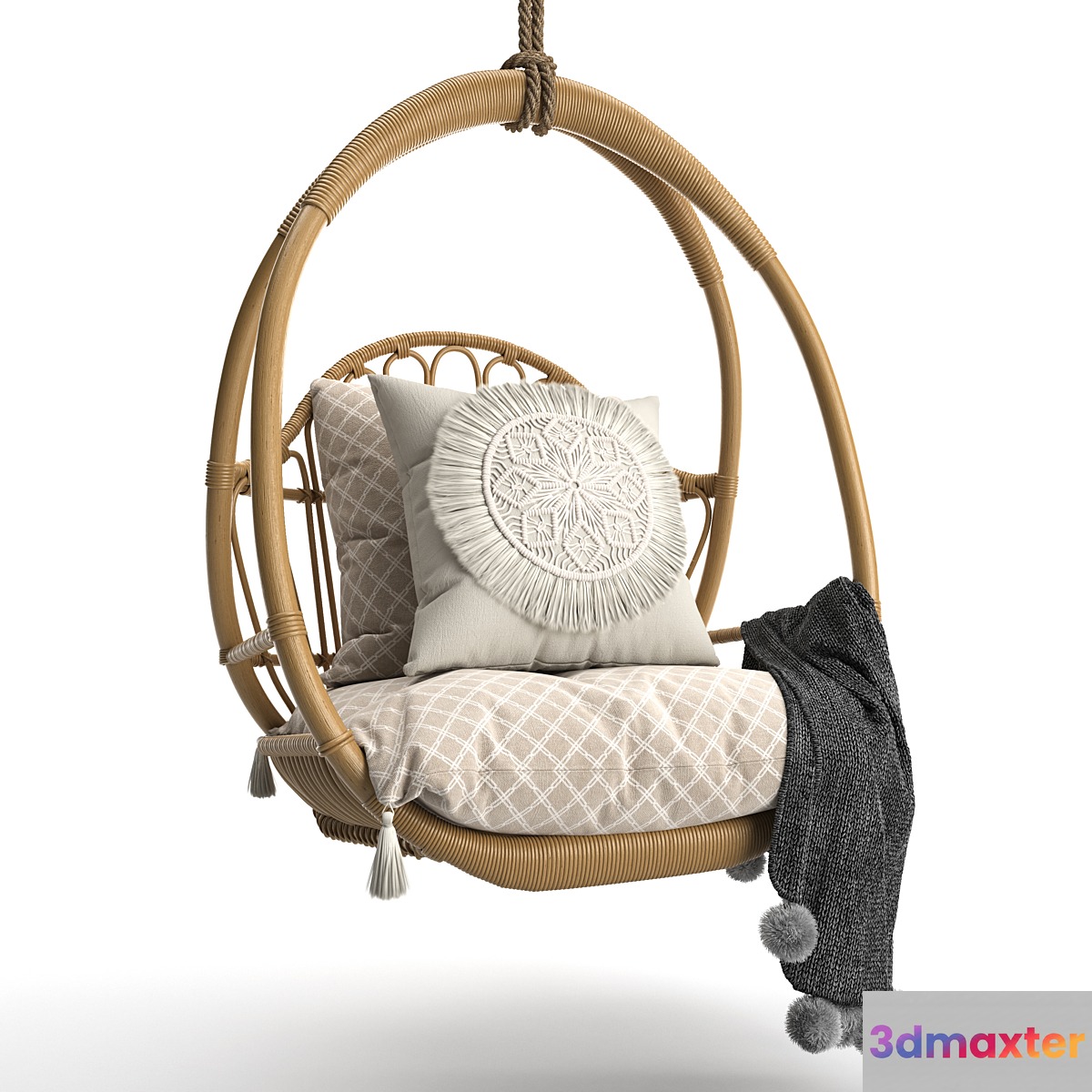 Woven hanging chair - No.4