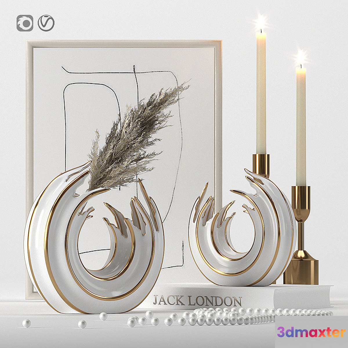 Decorative set 13 3D Max