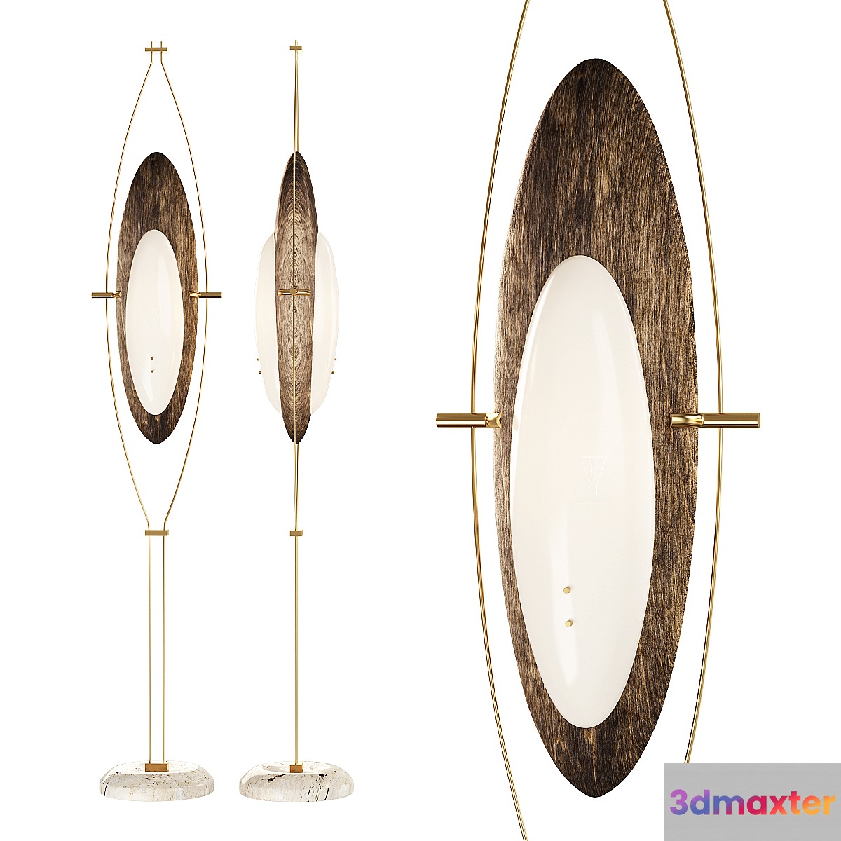 Sculptural Floor Lamp by Goffredo Reggiani