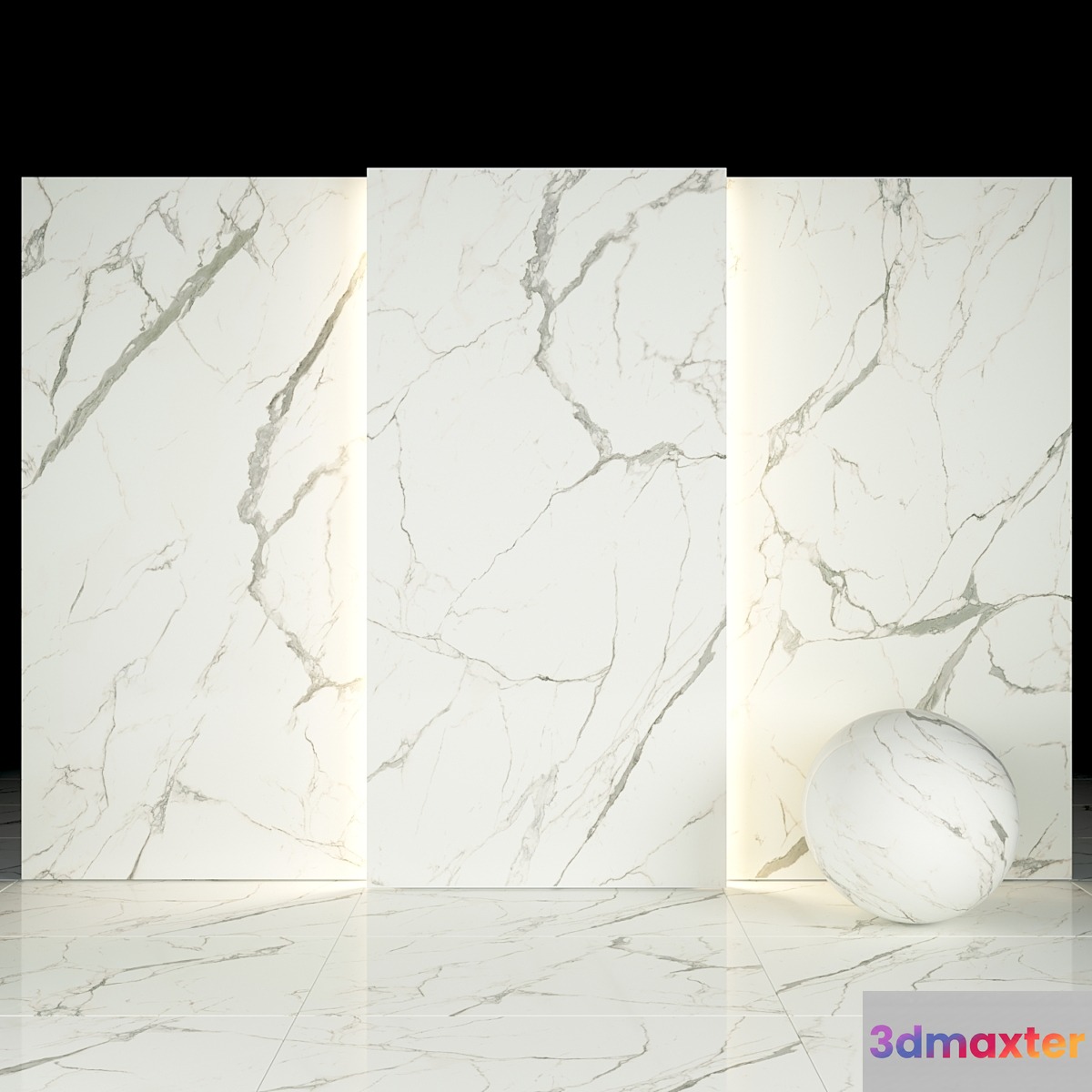 White Calcatta 02 3D Max