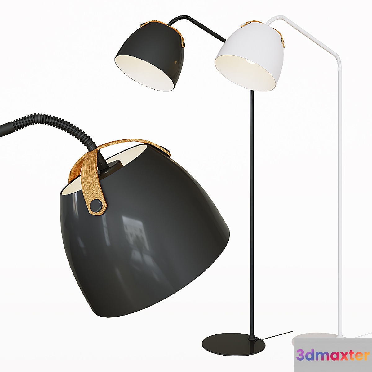 SD Halo Design Oslo Floor Lamp 3D Max