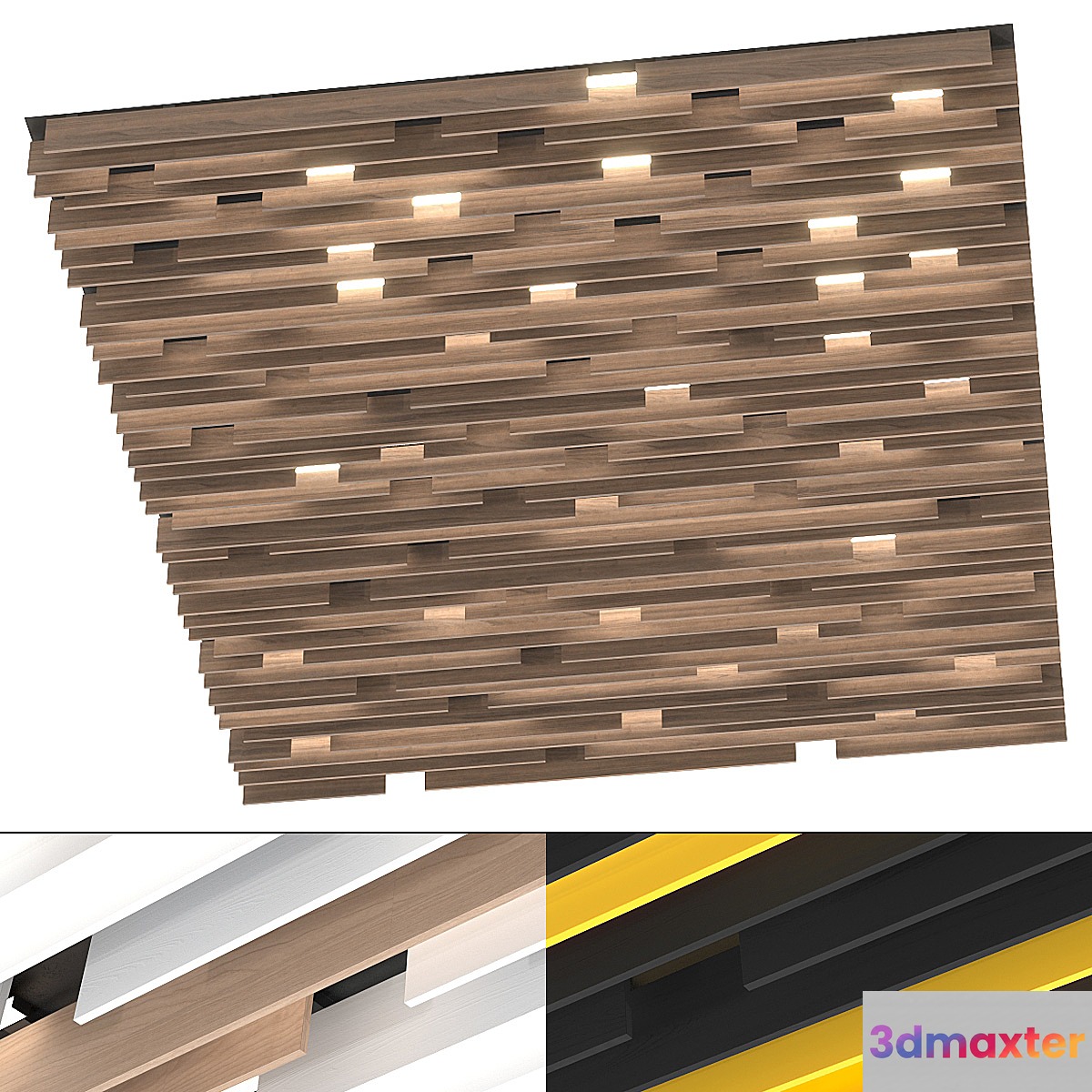 Decorative ceiling 004. 3D Max