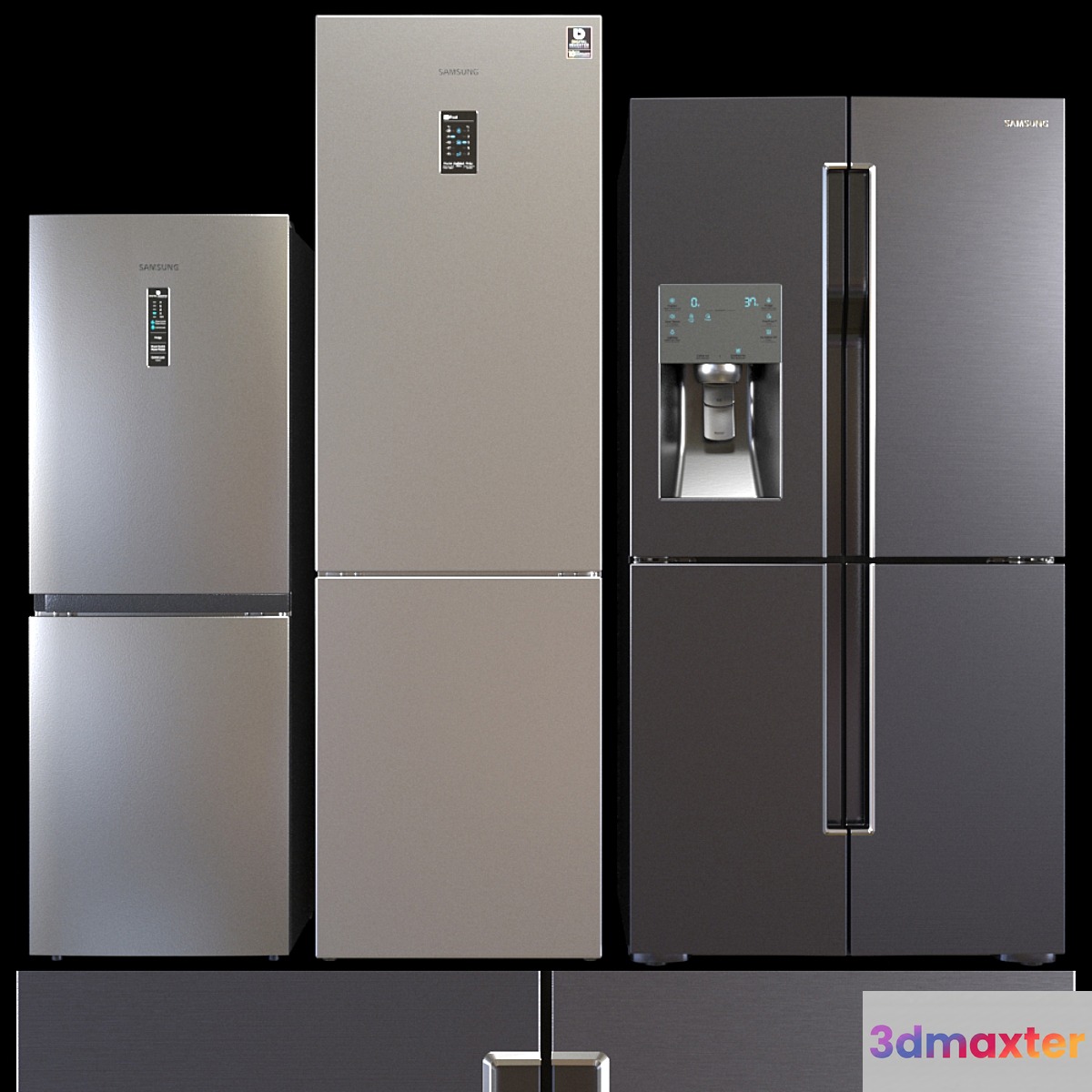 Set refrigerator Samsung 3D Max