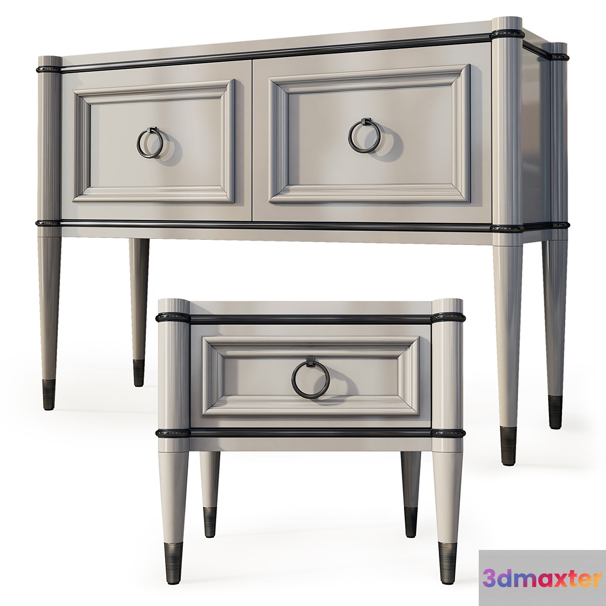 Chest of drawers and sideboard Modern. Dresser nightstand by Masterokunevnvk 3D Max