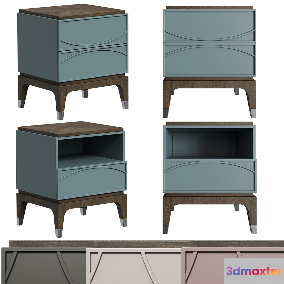 Majorelle bedside table 3D Max
