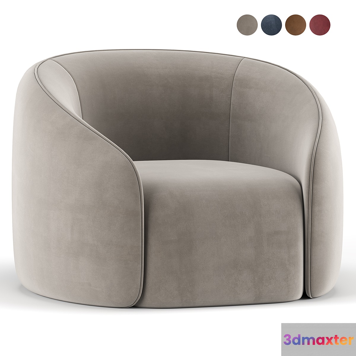 Baloo armchair - No.2 3D Max