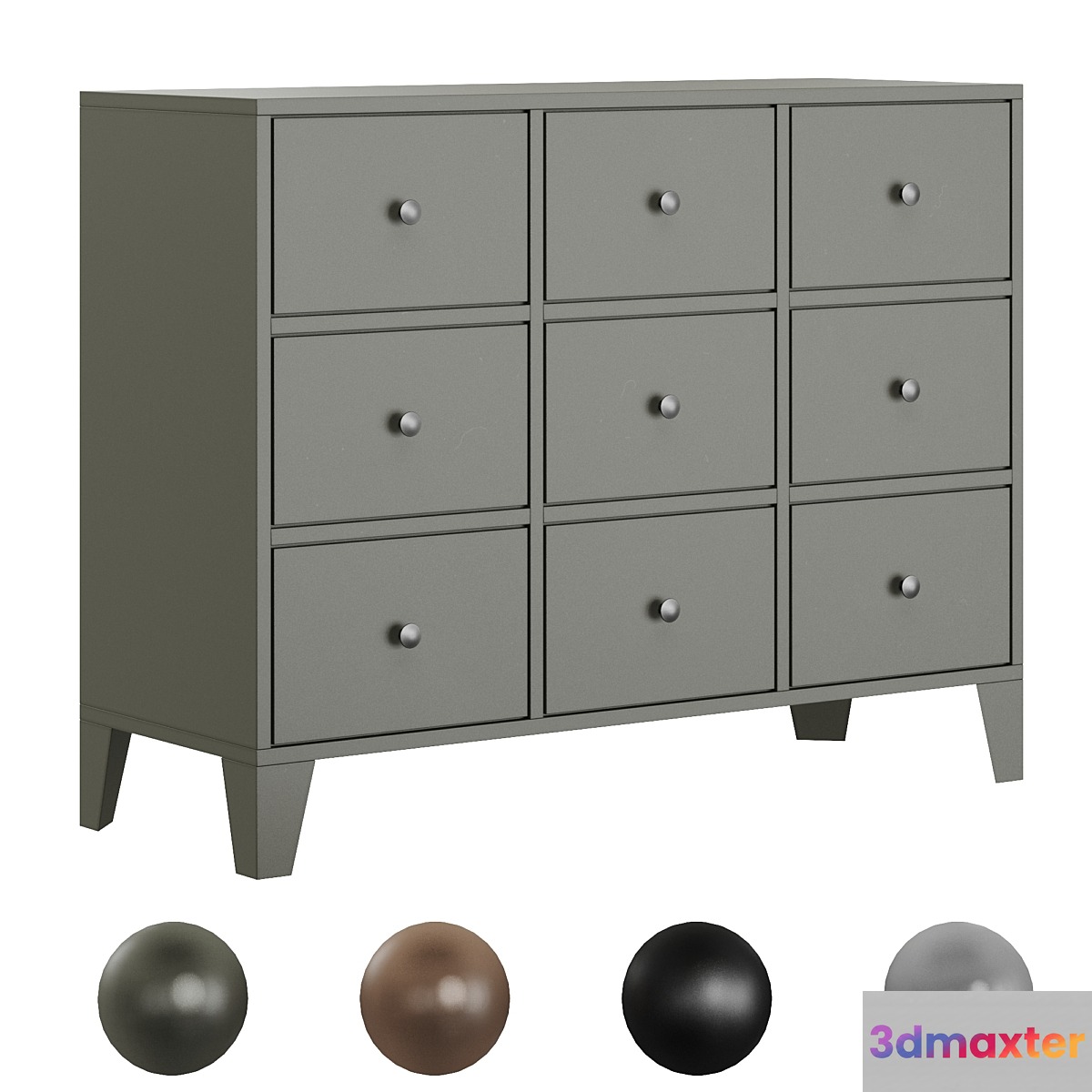 IKEA BRYGGJA cupboard 3D Max
