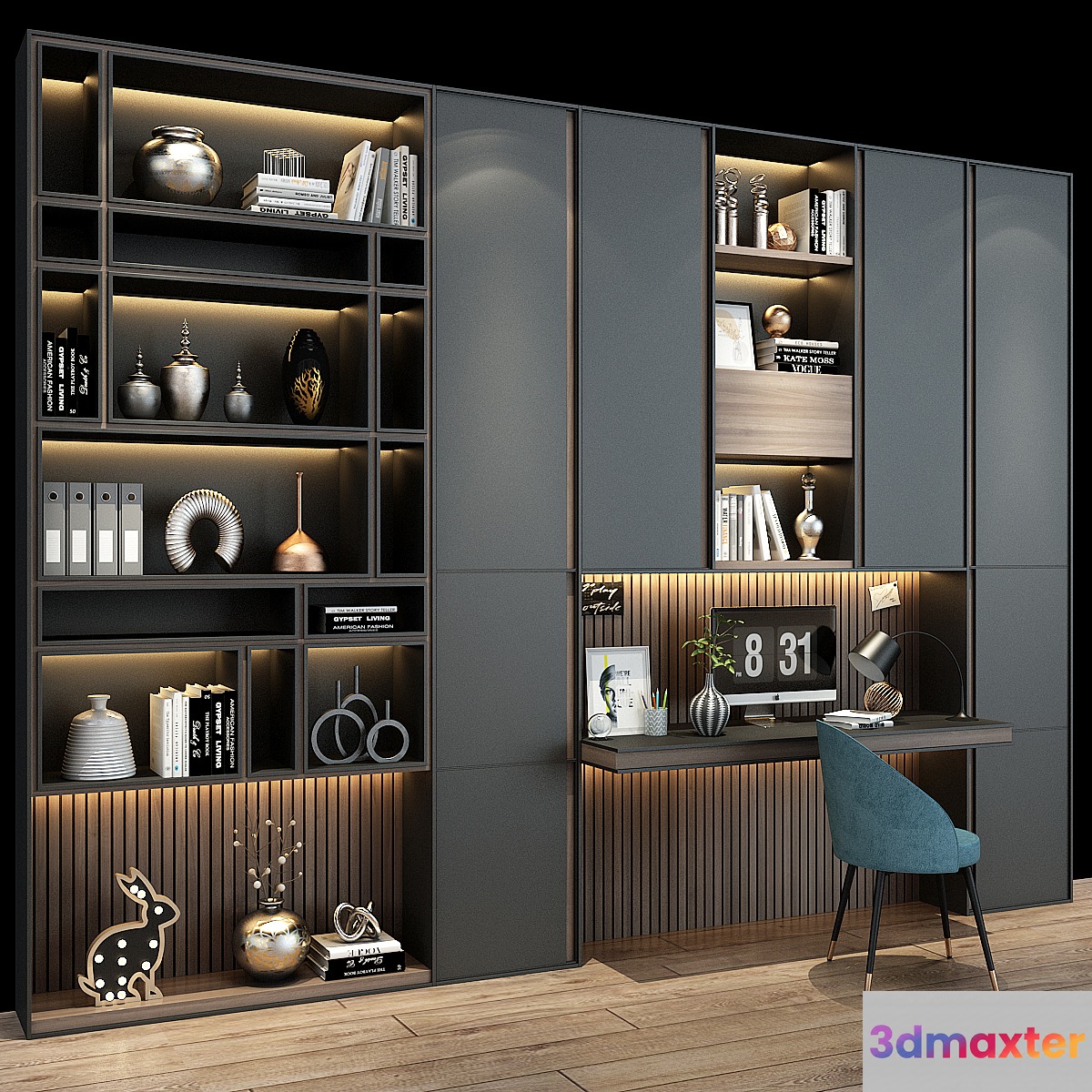 Furniture composition 283 3D Max
