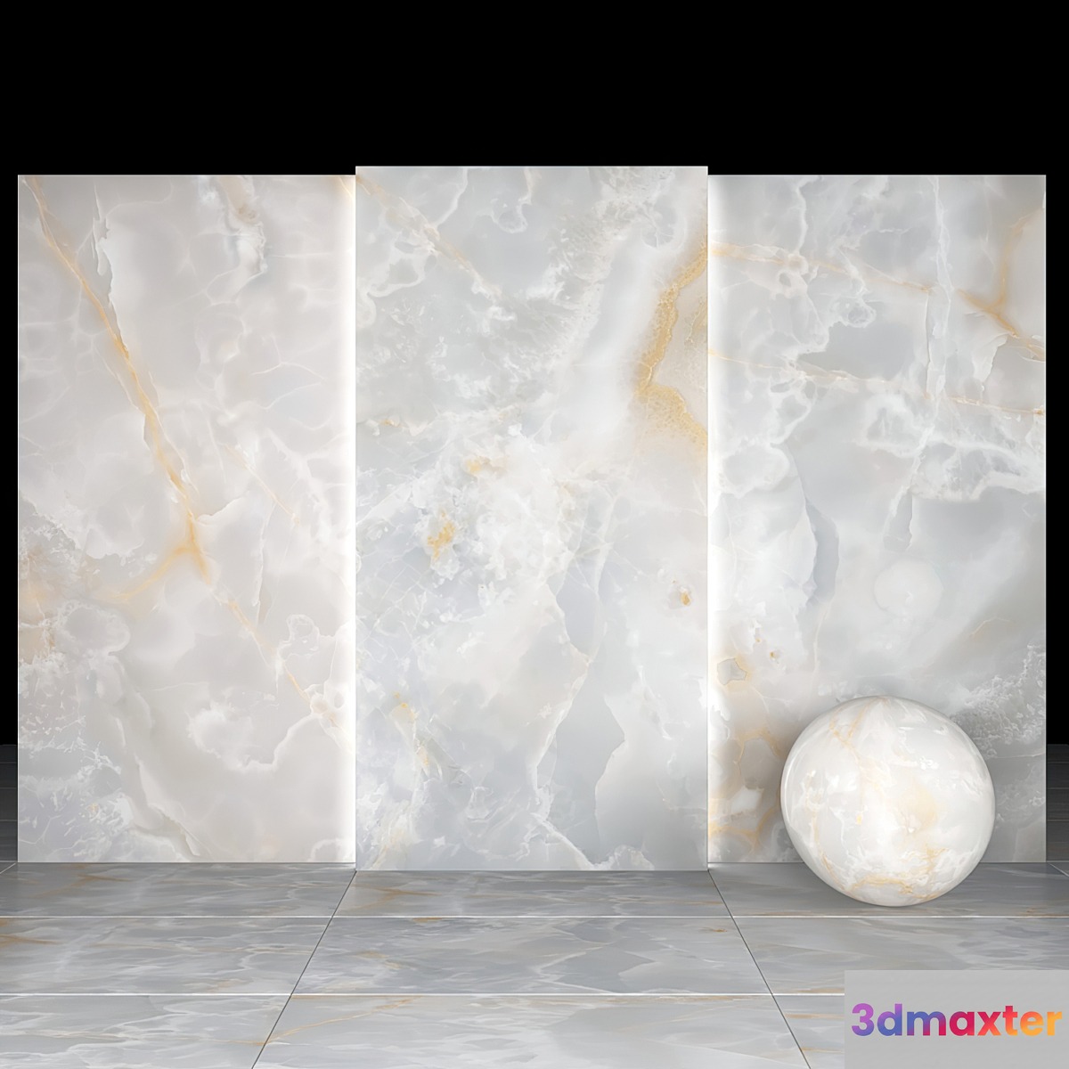 Gray onyx 01 3D Max