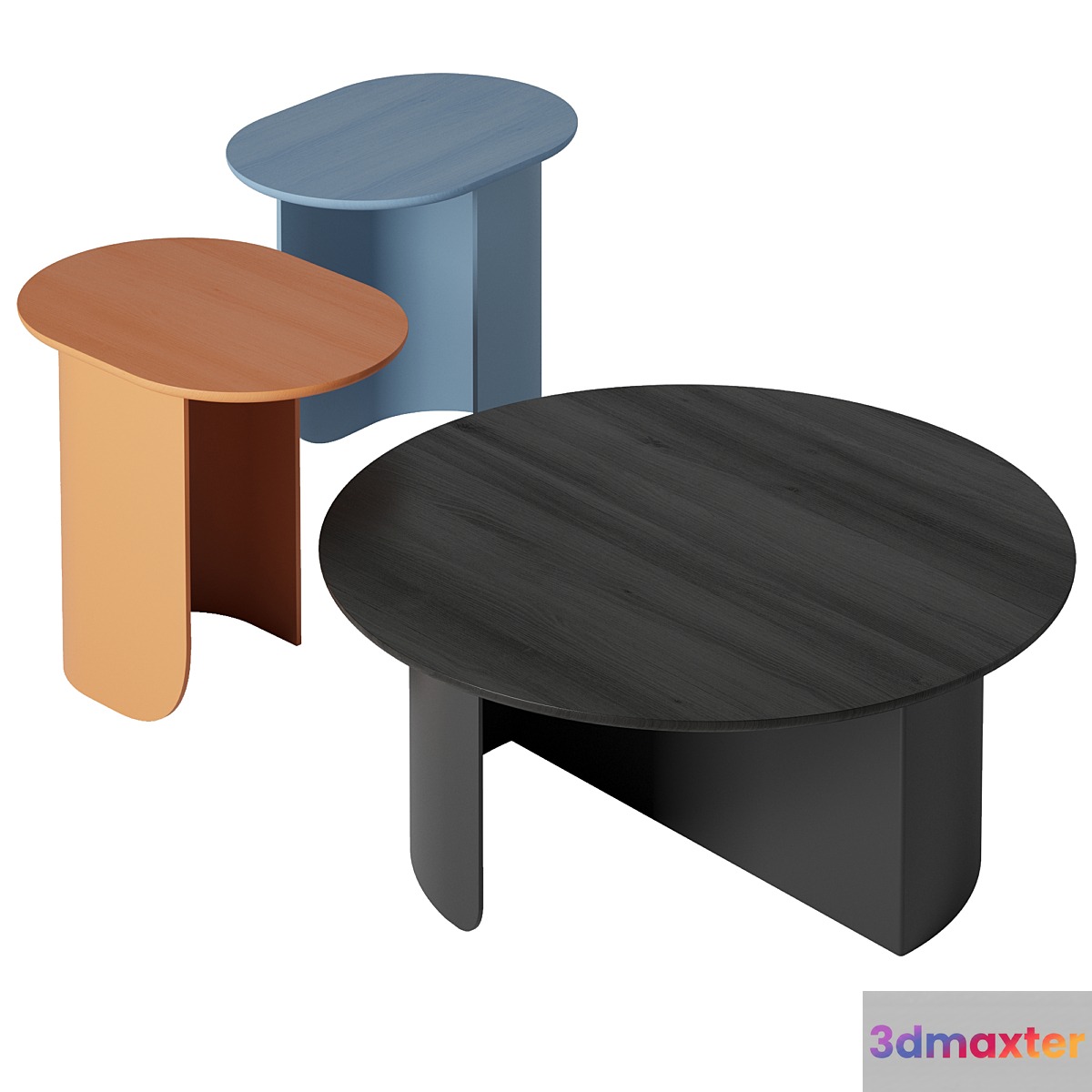 Plateau side table set. Festamsterdam.