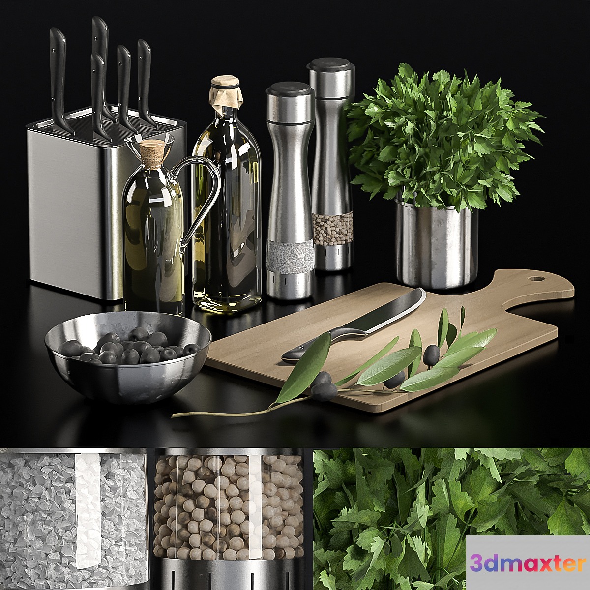 Decorative set for the kitchen