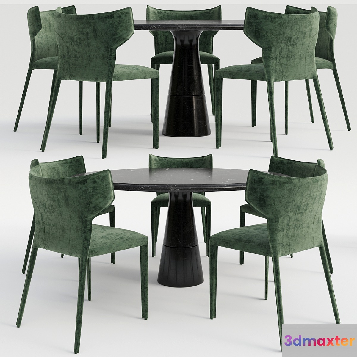 Salicido Dining Set 3D Max