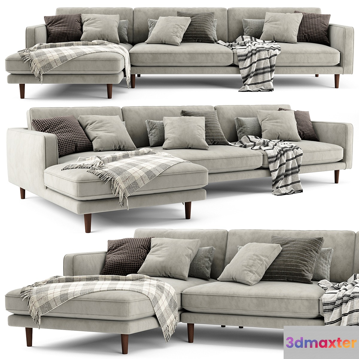 Linteloo Pleasure Chaise Longue Sofa 3D Max