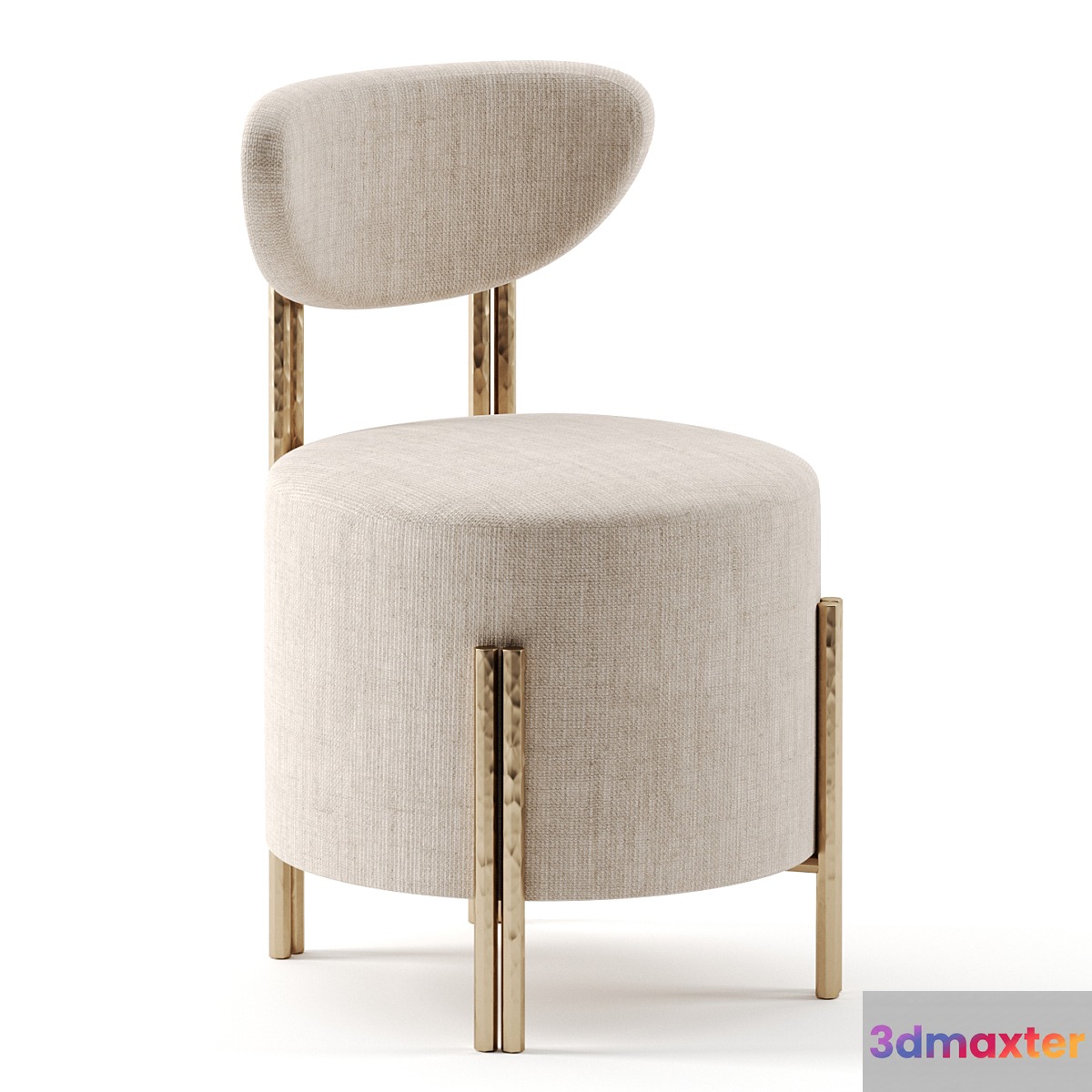 Melange Vanity Stool by Kelly Wearstler