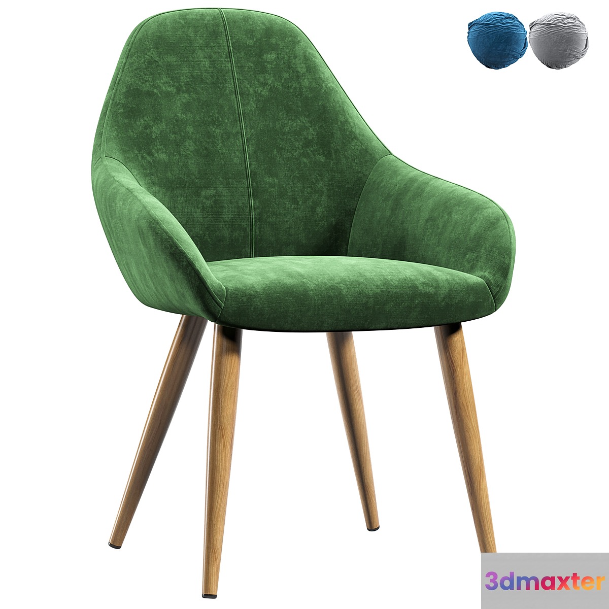 Armchair Kent Scandi 3D Max