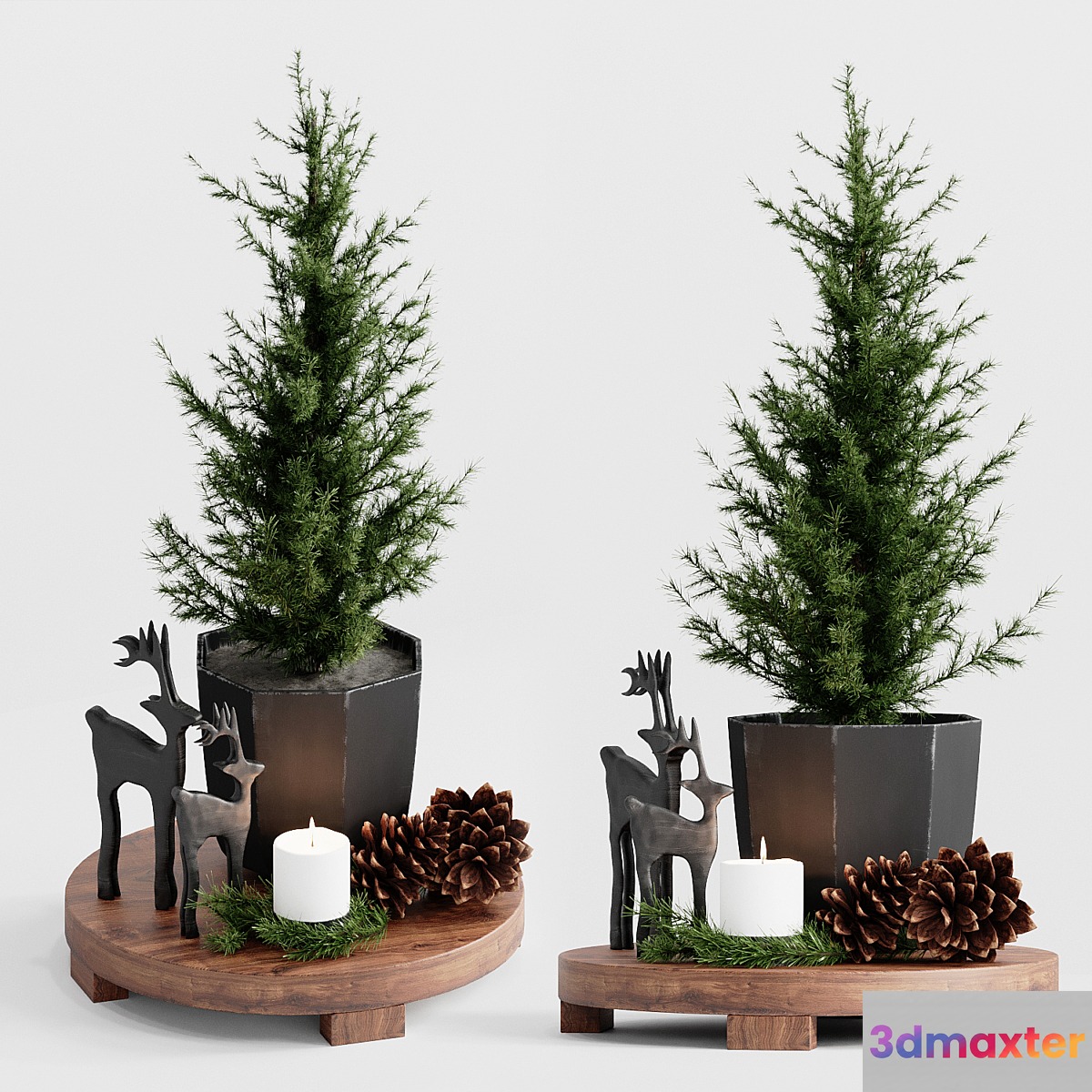 Christmas set 3D Max